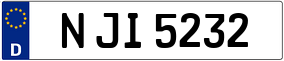 Truck License Plate